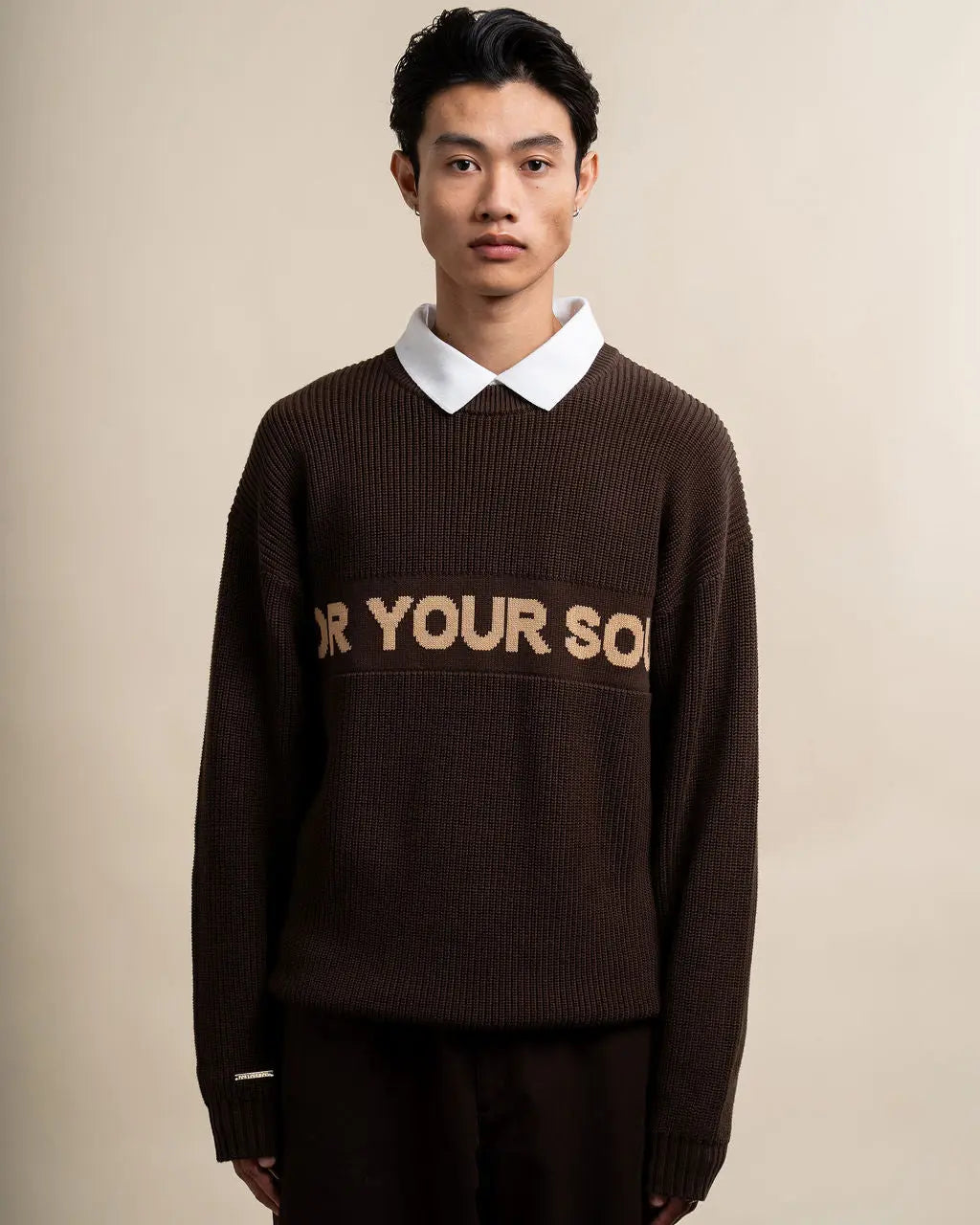The Reset Knit in Coffee For Your Soul