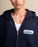 The Reset Zip in Navy