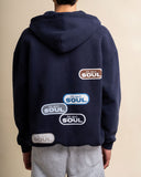 The Reset Zip in Navy